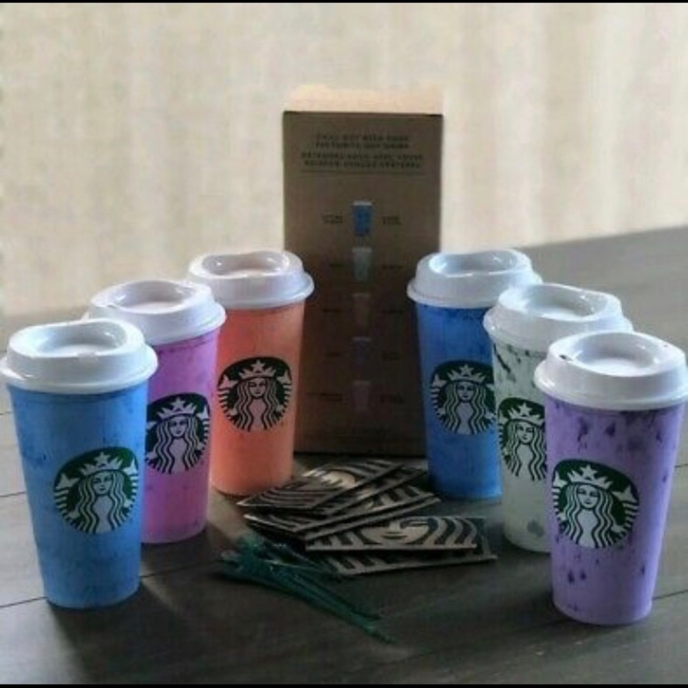 NEW starbucks reusable hot cups.